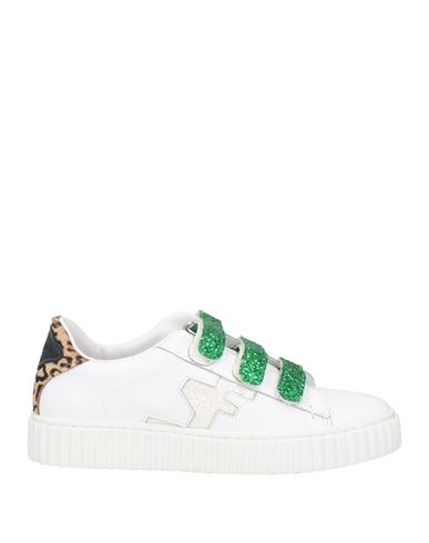 Serafini Woman Sneakers White Size 7 Leather In White