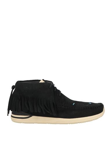 Visvim Man Ankle Boots Black Size 9 Leather In Black