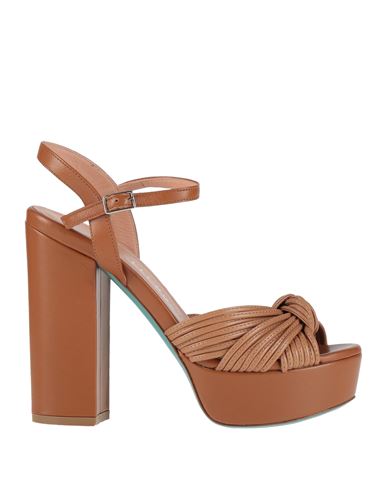 FRATELLI RUSSO FRATELLI RUSSO WOMAN SANDALS TAN SIZE 6 LEATHER 