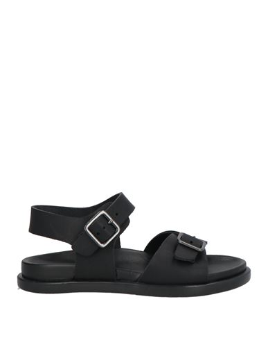 Emporio Armani Toddler Boy Sandals Black Size 10c Cow Leather In Black