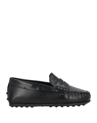 Tod's Toddler Boy Loafers Black Size 9c Leather In Black