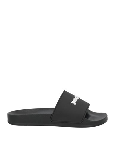 Palm Angels Woman Sandals Black Size 8 Rubber