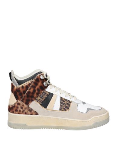 Serafini Woman Sneakers White Size 7 Leather, Textile Fibers In White