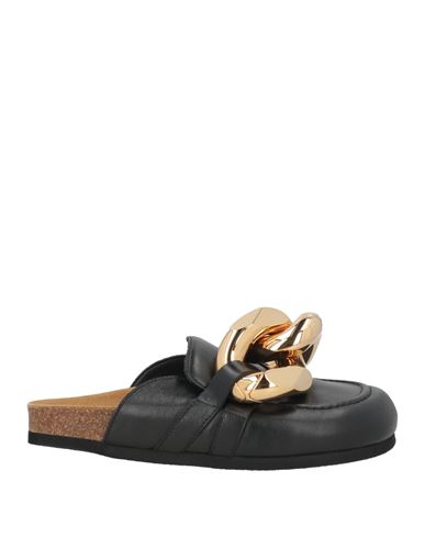 Jw Anderson Woman Mules & Clogs Black Size 6 Leather