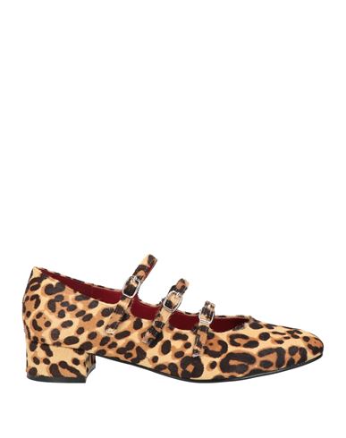 Jeffrey Campbell Woman Pumps Sand Size 7 Leather In Beige