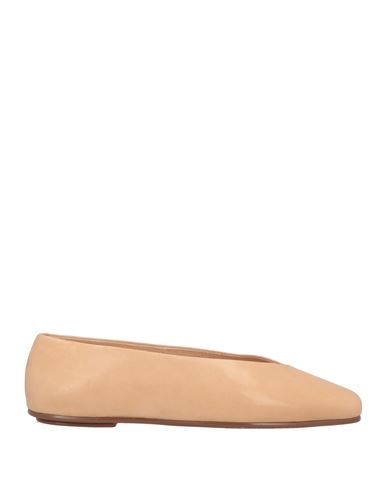 Jeffrey Campbell Woman Ballet Flats Sand Size 7 Leather In Beige