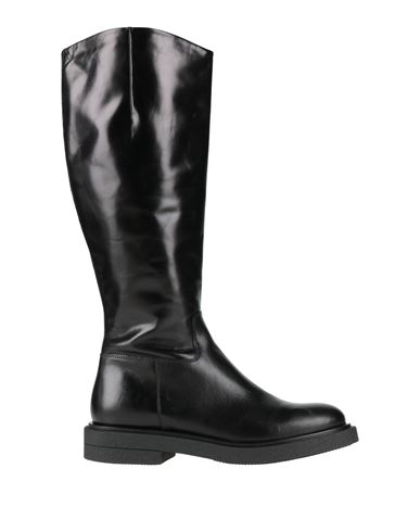 Carmens Woman Boot Black Size 10 Leather In Black
