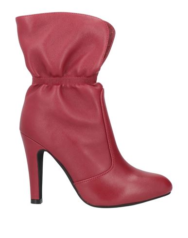Jeffrey Campbell Woman Ankle Boots Red Size 7 Leather In Red
