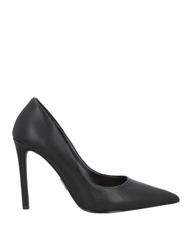 Steve Madden Woman Pumps Black Size 8 Leather In Black