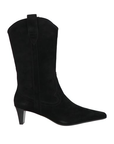 Jeffrey Campbell Woman Ankle Boots Black Size 7 Leather In Black