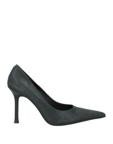 Jeffrey Campbell Woman Pumps Dark Green Size 7 Leather In Green