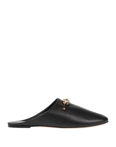 Valentino Garavani Woman Mules & Clogs Black Size 6 Leather