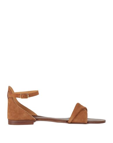 Gianni Crasto Woman Sandals Tan Size 8 Leather In Brown
