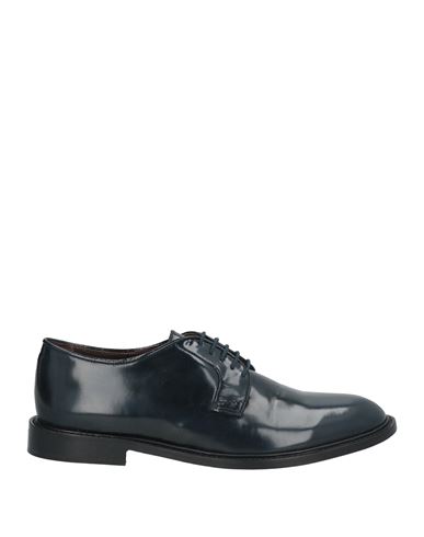 Shop Ciro Lendini Man Lace-up Shoes Midnight Blue Size 9 Leather