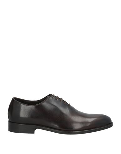 CIRO LENDINI CIRO LENDINI MAN LACE-UP SHOES DARK BROWN SIZE 12 LEATHER 