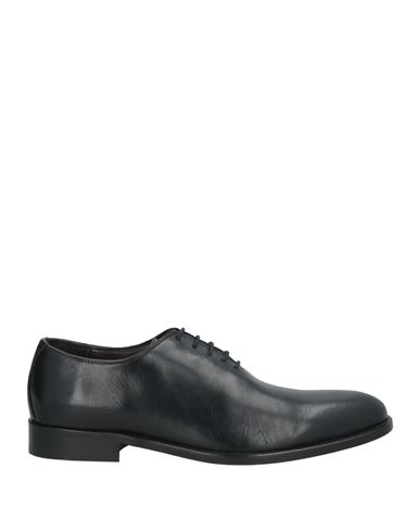 CIRO LENDINI CIRO LENDINI MAN LACE-UP SHOES BLACK SIZE 13 LEATHER 