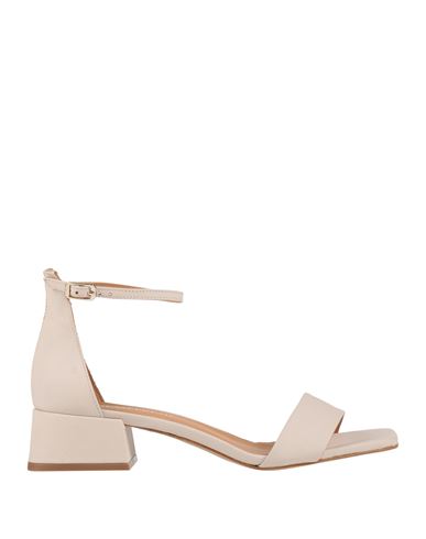 Shop Bruno Premi Woman Sandals Beige Size 7 Leather