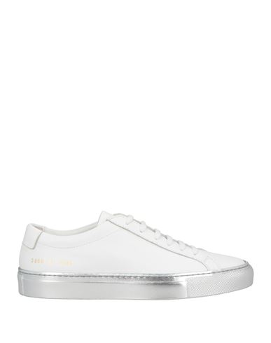 Shop Common Projects Woman By  Woman Sneakers White Size 7 Leather