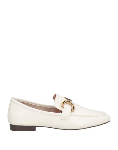 Aquarelle Woman Loafers Off White Size 8 Leather In White