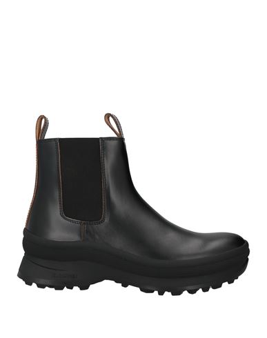 Jil Sander Stivaletti Vibram Uomo Pelle Nero In Black