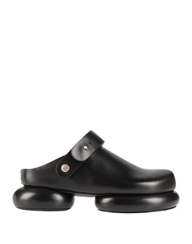Jil Sander Woman Mules & Clogs Black Size 8 Leather In Black
