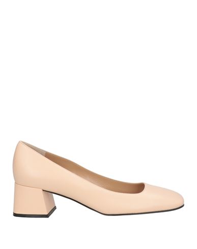 Sergio Rossi Woman Pumps Blush Size 6 Leather In Neutral