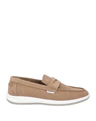 Docksteps Man Loafers Khaki Size 9 Leather In Beige