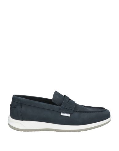 Docksteps Man Loafers Navy Size 8 Leather In Navy