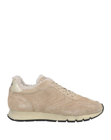 Voile Blanche Woman Sneakers Beige Size 8 Leather In Neutral