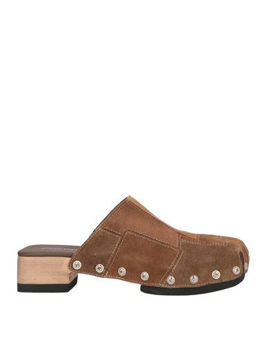 Jeffrey Campbell Woman Mules & Clogs Brown Size 7 Cow Leather In Brown