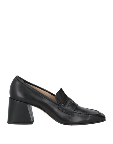 Pomme D'or Woman Loafers Black Size 7 Leather