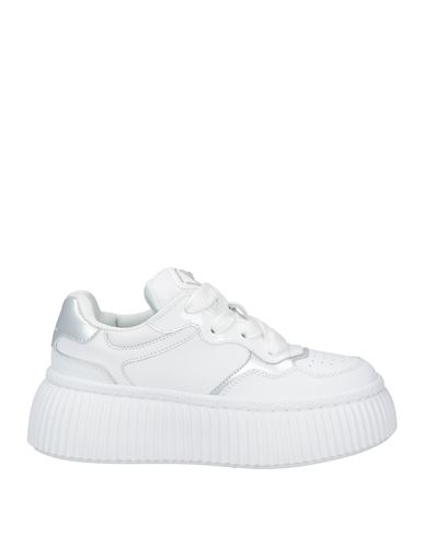 Karl Lagerfeld Round-headed Low-top Casual Shoes In White
