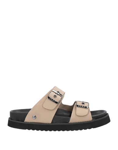 CULT CULT MAN SANDALS TAUPE SIZE 8 LEATHER 