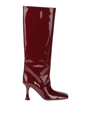PROENZA SCHOULER PROENZA SCHOULER WOMAN BOOT BURGUNDY SIZE 8 GOAT SKIN 