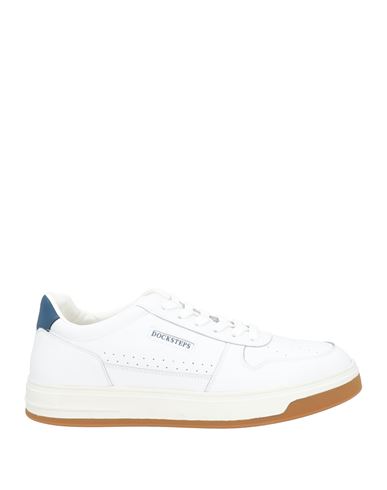 Docksteps Man Sneakers White Size 8 Leather In White
