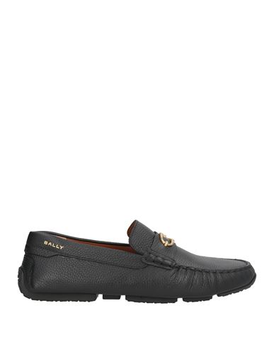 Bally Man Loafers Black Size 9 Cow Leather In Black