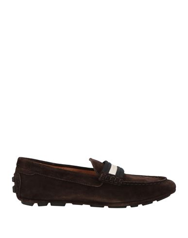 Bally Man Loafers Dark Brown Size 9 Calfskin In Brown