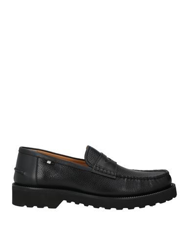 Bally Man Loafers Black Size 13 Calfskin In Black