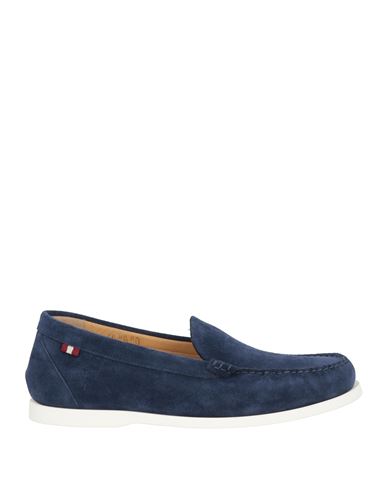 Bally Man Loafers Navy Size 9 Calfskin In Navy