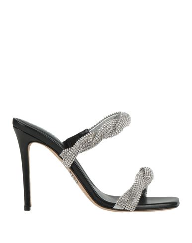 Rodo Woman Sandals Silver Size 8 Lambskin In Silver