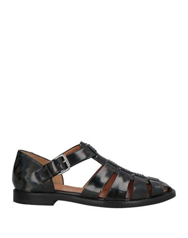 CHURCH'S CHURCH'S MAN SANDALS DEEP TEAL SIZE 7 LEATHER 