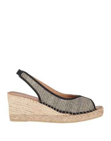 Nila & Nila Woman Espadrilles Black Size 8 Textile Fibers In Black