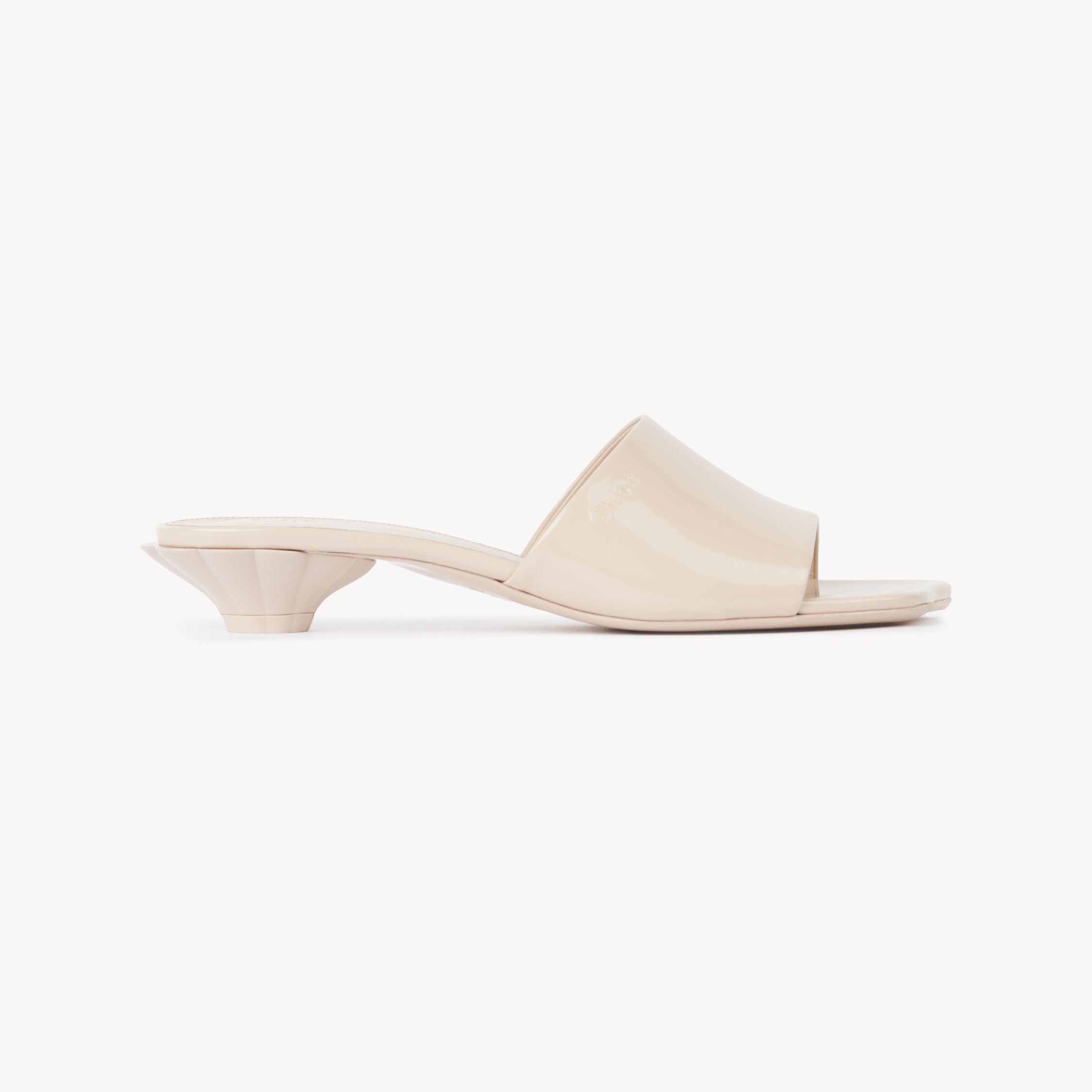 Chloé Mules Flower Sandals Femme Rose Taille 36 100% Cuir De Veau In Pink