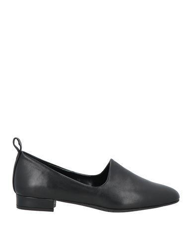 Cristina Millotti Woman Loafers Black Size 8 Leather In Black