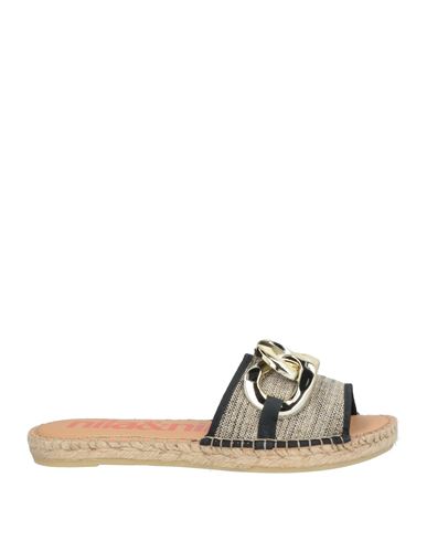 Nila & Nila Trend Woman Espadrilles Black Size 8 Textile Fibers In Black