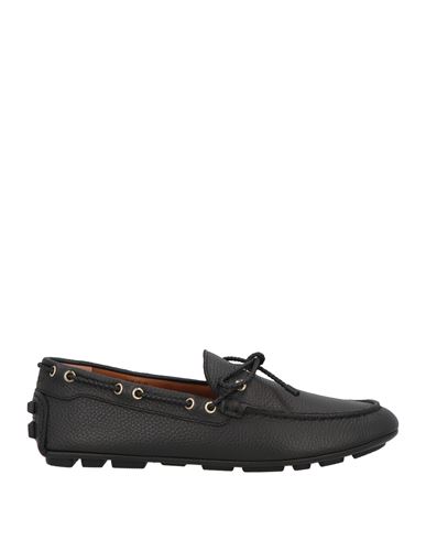 Bally Man Loafers Black Size 8.5 Leather In Black