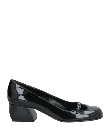 SI ROSSI BY SERGIO ROSSI SI ROSSI BY SERGIO ROSSI WOMAN PUMPS BLACK SIZE 8 LEATHER 