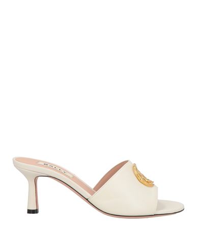 Bally Woman Sandals Off White Size 7.5 Leather In Off White