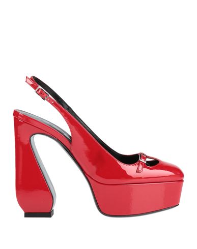 Si Rossi By Sergio Rossi Woman Pumps Red Size 6.5 Leather In Red