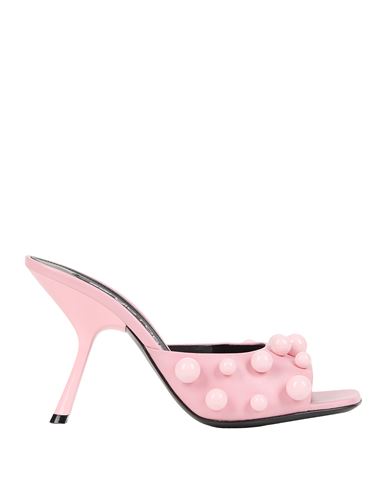 Sergio Rossi Woman Sandals Pink Size 6.5 Leather In Pink